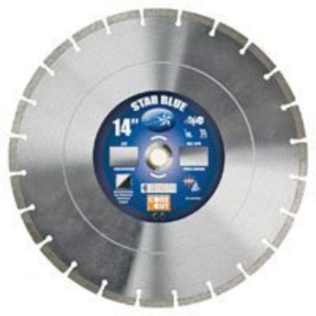 DIAMOND PRODUCTS DIAMOND PRODUCTS 14355 Circular Saw Blade, 14 in Dia, Diamond Cutting Edge, 1 in Arbor, Aluminum 14355